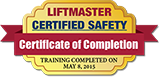 Liftmaster Safety Compliance Certificate